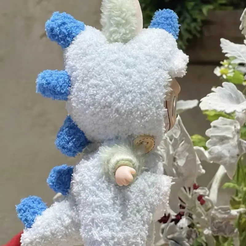 100% Genuine Zimomo Accessories For Labubu Clothes Macaron Doll Clothes Mokok Sitting Party Angel Handmade Clothes In The Cloud