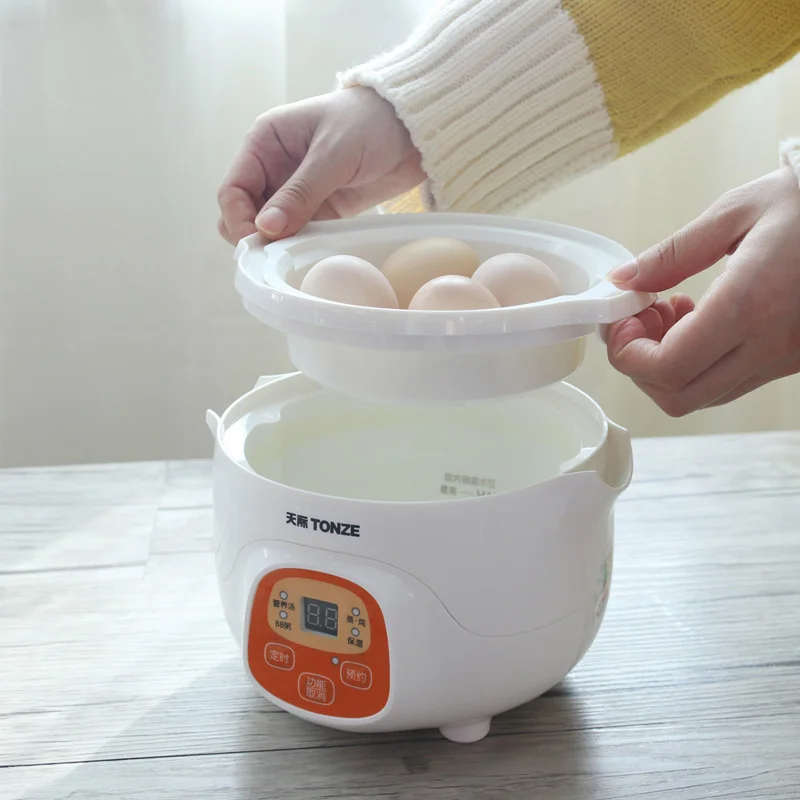 Electric stew pot ceramic water-proof 0.7L baby BB cooker slow porridge kitchen appliance
