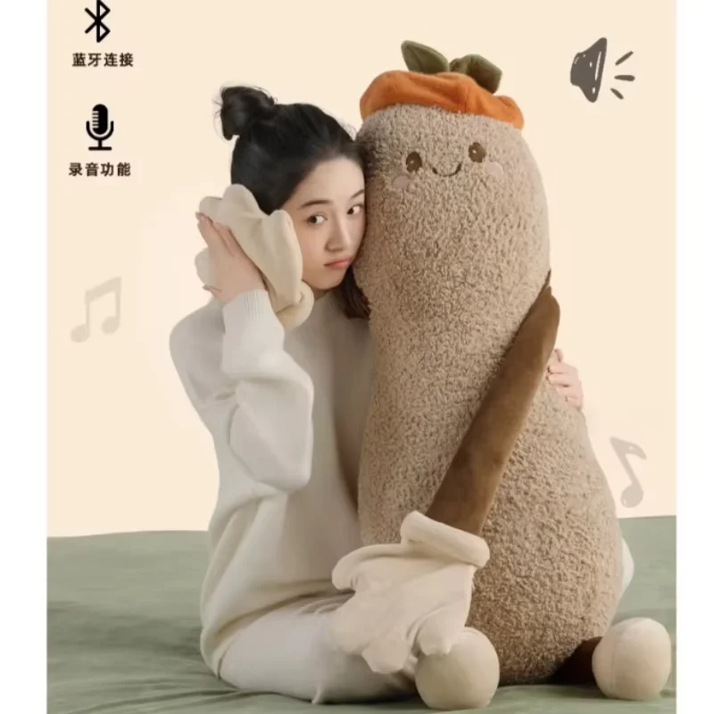 Eggplant King Sleep Pillow Pat Heating Leg Clamp Pillow For Women Comfortable Soothing Sleep Aid Artifact Girls Surprise Gifts