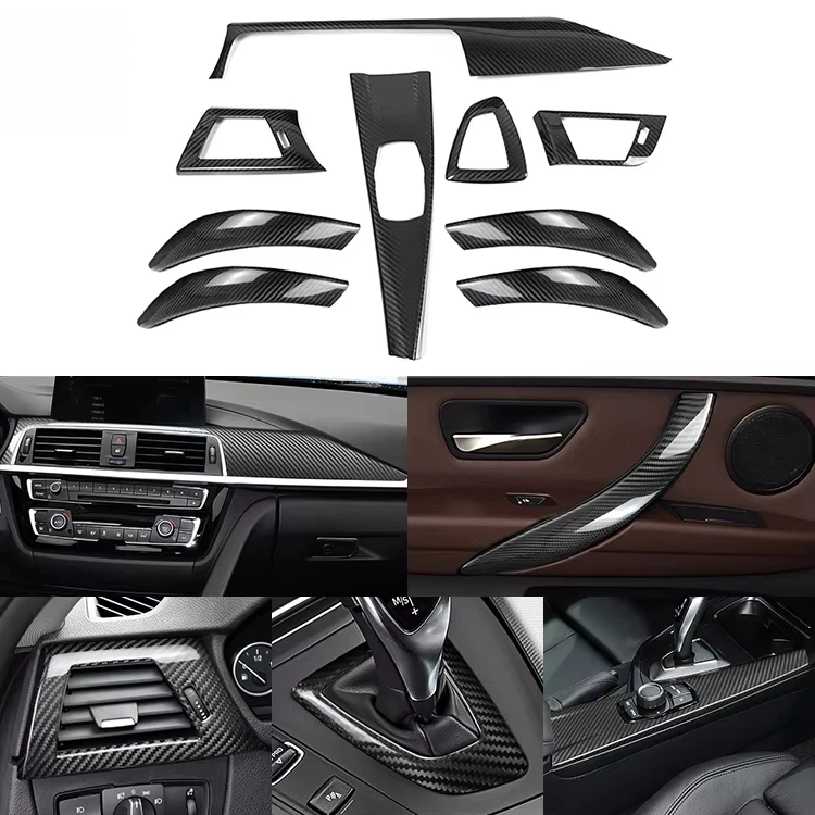 

BMW F30 F31 F32 F34 F33 F36 Full True Dry Carbon Automotive Interior Kit