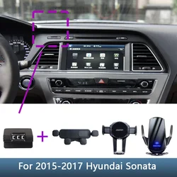 Hysturata sonf用の車の電話ホルダー、ワイヤレス充電、マウントアクセサリーの特別な固定ブラケットベース、2015、2016、2017、2018、2019