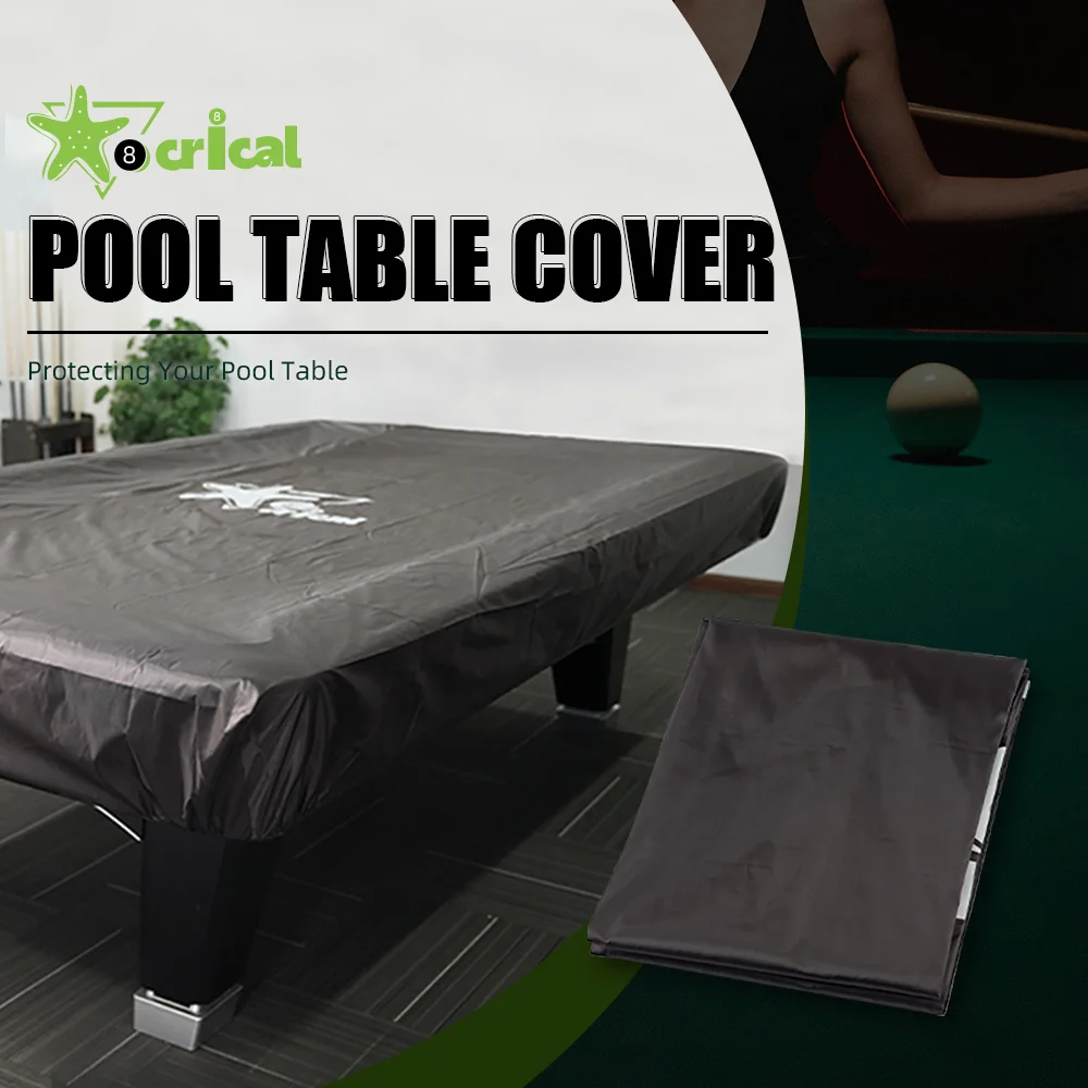 

Crical Pool Table Cover with Oxford Cloth Cover for 9FT Billiard Pool Tables Dust Protection billiard table