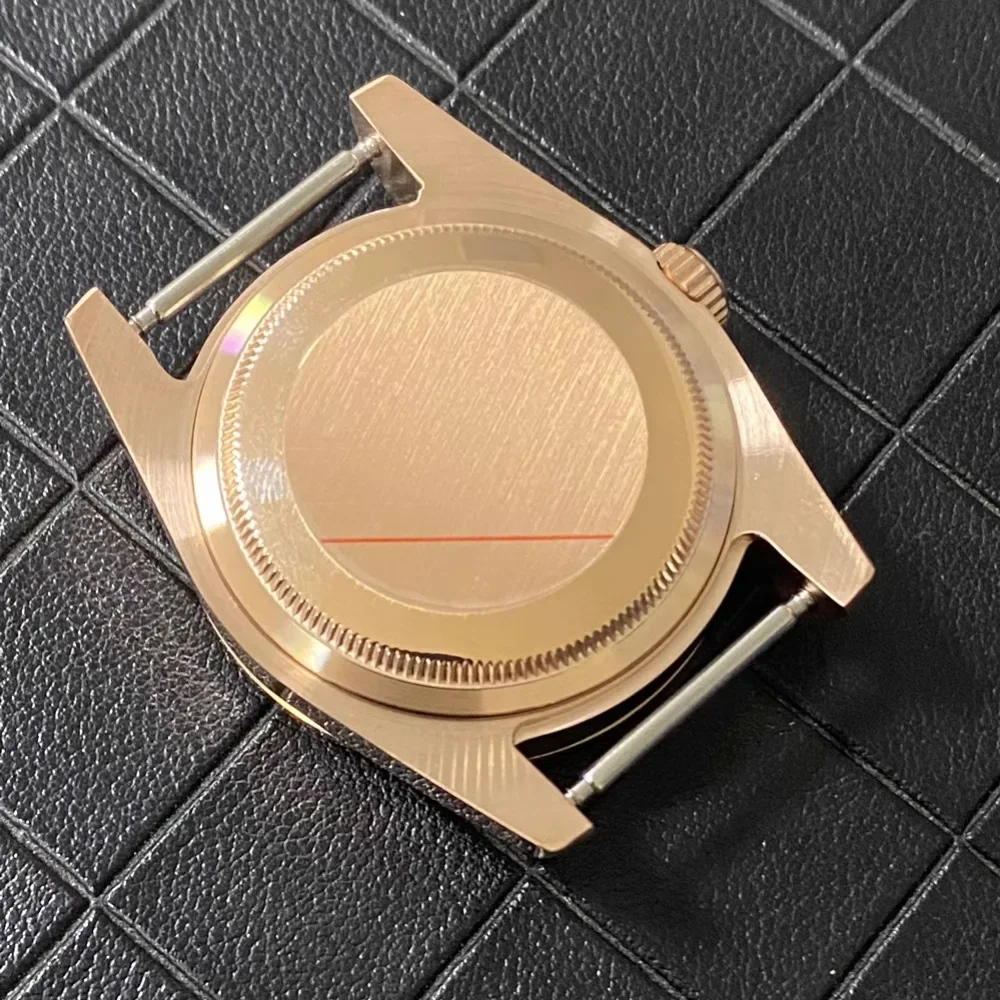 36/39mm Rose Gold Sapphire Glass Oyster Perpetual Date--just NH35/36 Case Watch Accessories Watchmods