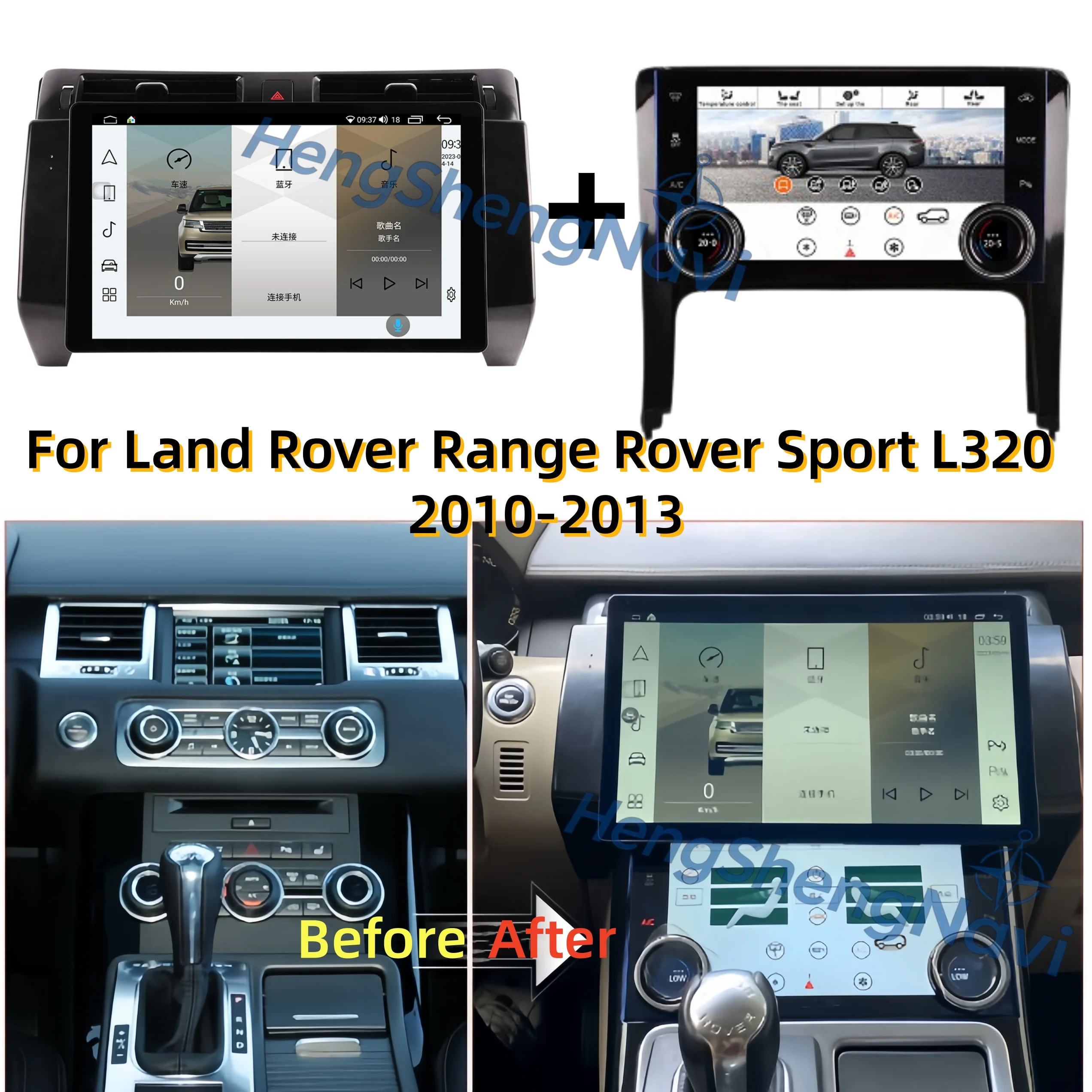 

2010-2013 In Car Multimedia Player For Range Rover Sport L320 CarPlay GPS Radio 4G Navigation Support With Original System
