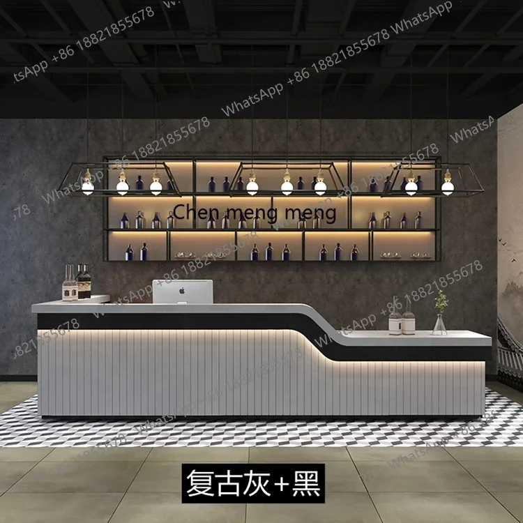 A139 مقهى طاولة بار مقهى قاعة البلياردو صفحة الخروج الحليب الشاي بار مكتب الاستقبال #5