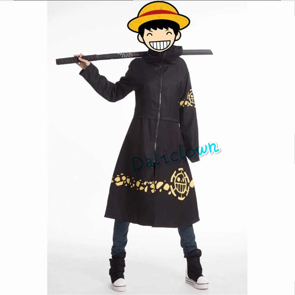 Anime One piece Trafalgar Gesetz nach 2 Jahren Cosplay Kostüm Frauen Männer Jacke Mantel Umhang Hosen Hut Weihnachten Halloween Kostüm