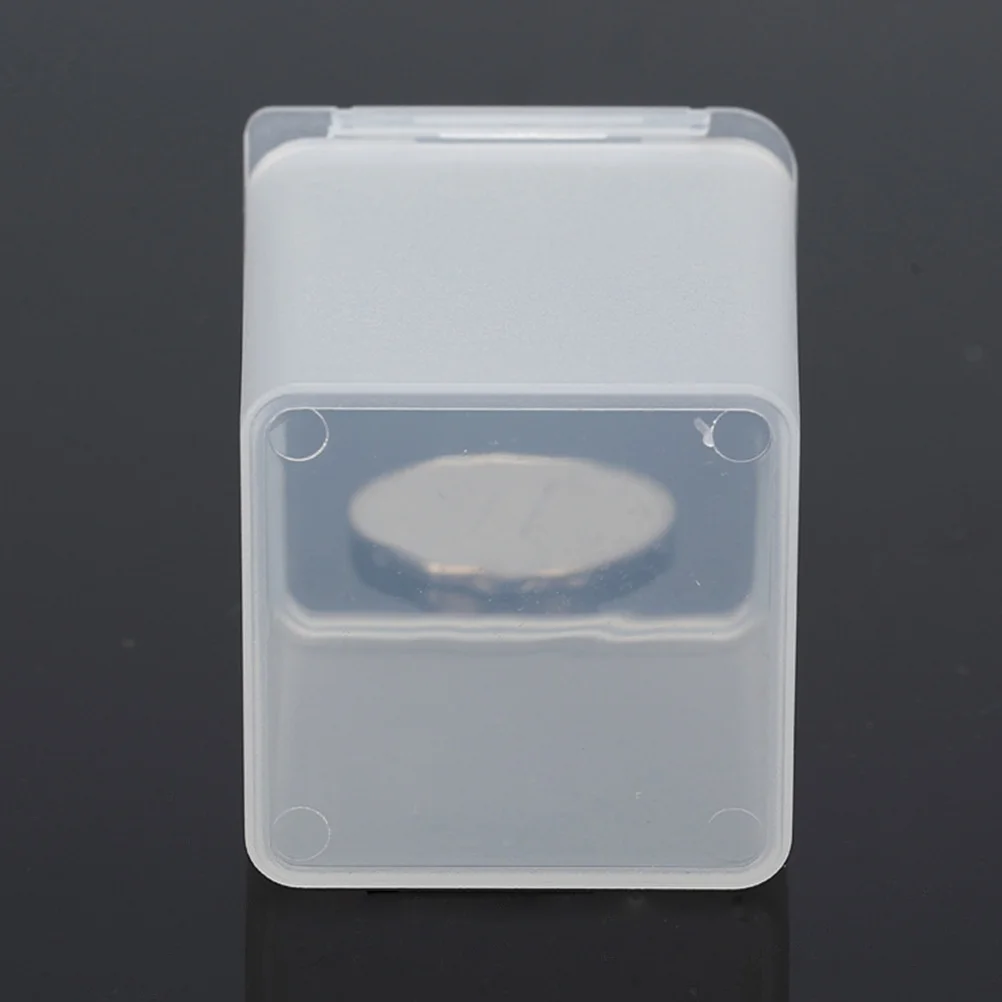 

10Pcs Plastic Boxes Transparent Square Storage Cases Lightweight Organizer Containers with Lids for Small Items Travel