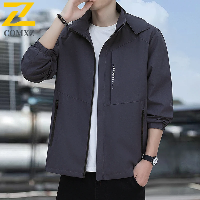 

Мужская зарядная куртка, весенне-осенняя новая уличная ветрозащитная и водонепроницаемая съемная шапка, куртка для кемпинга и пешего туризма