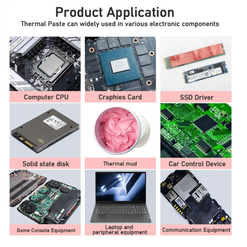 ICE Whale U7 Ultra Thermal Putty do procesorów VGA GPU IC Rapid Cooling Thermal Pad Heat Blocking Putty High Performance