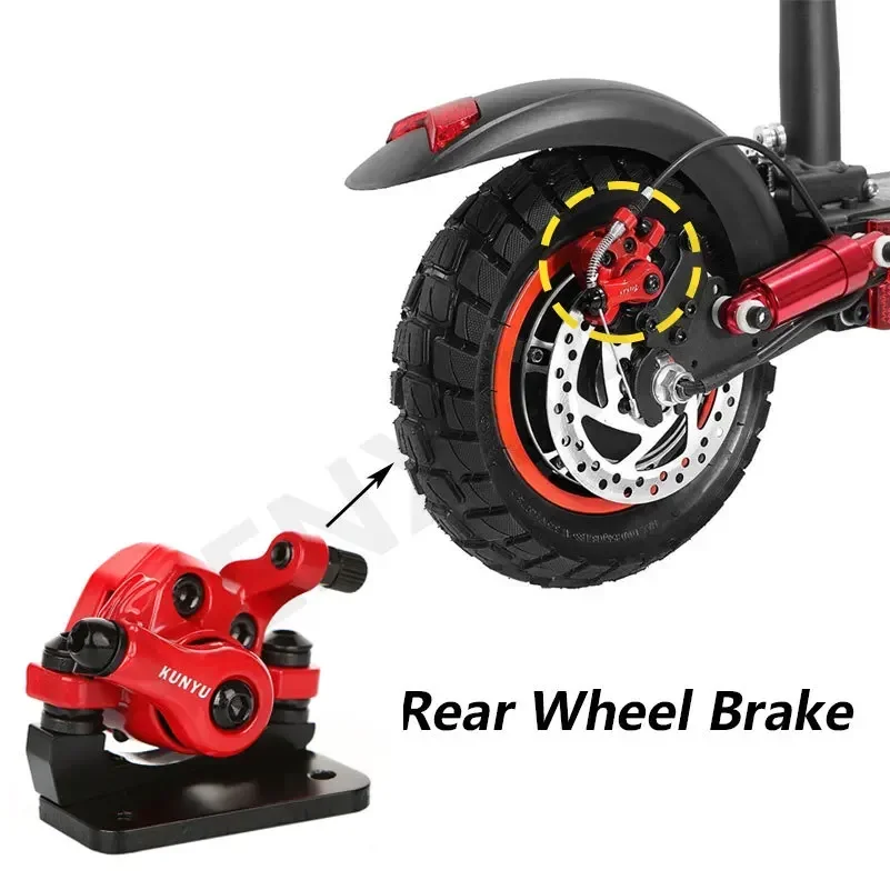 Electric Scooters Base 140MM Disc Brake Spare Parts for KUGOO M4 and PRO Skateboard Right