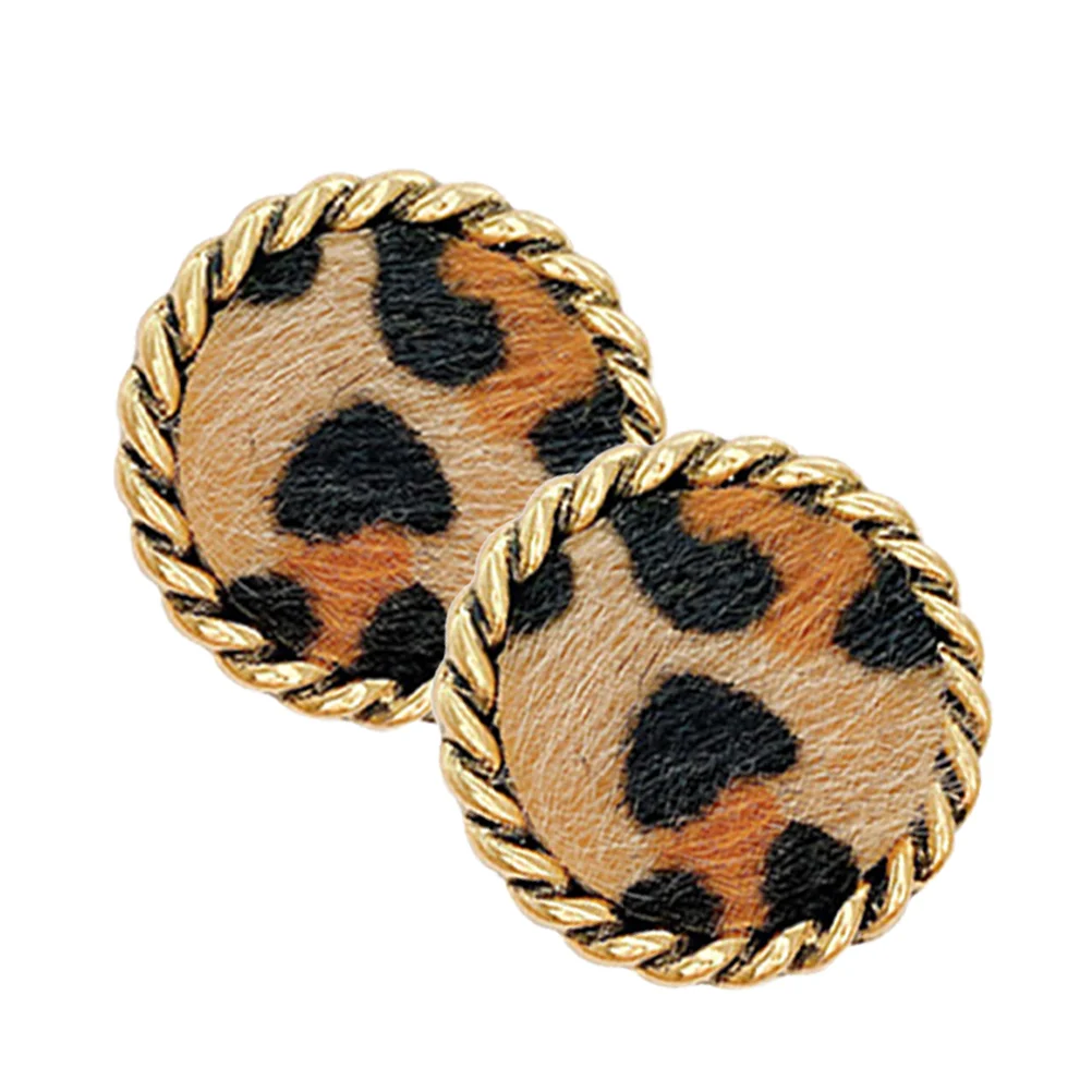 Earrings Outdoor Decor Decorate for Women Female Party Festival Leopard Supply Autumn and Winter