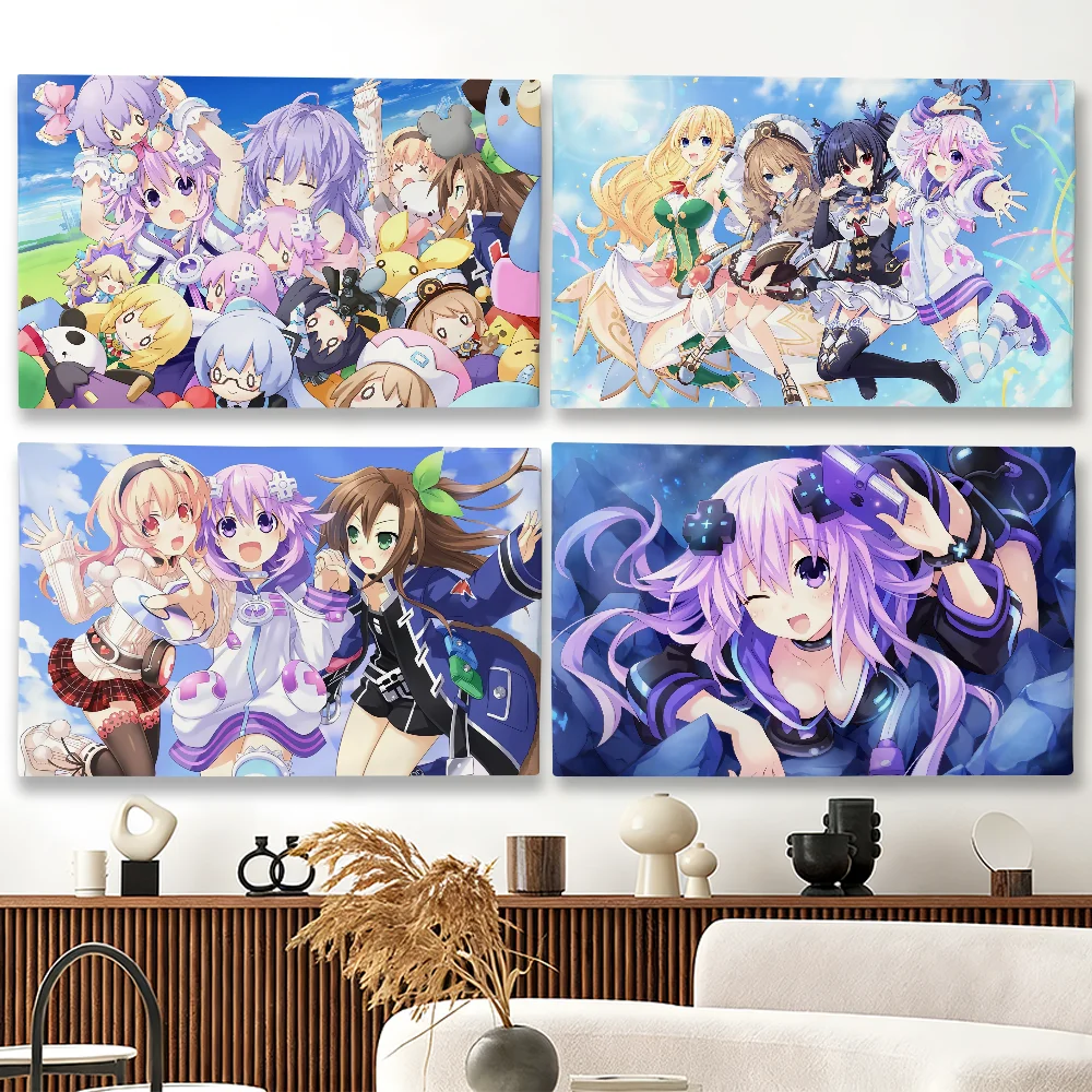 Anime Hyperdimension N-Neptunia flag Suitable For Party Club Outdoor Interior Wall Decoration Banner Fans Gift