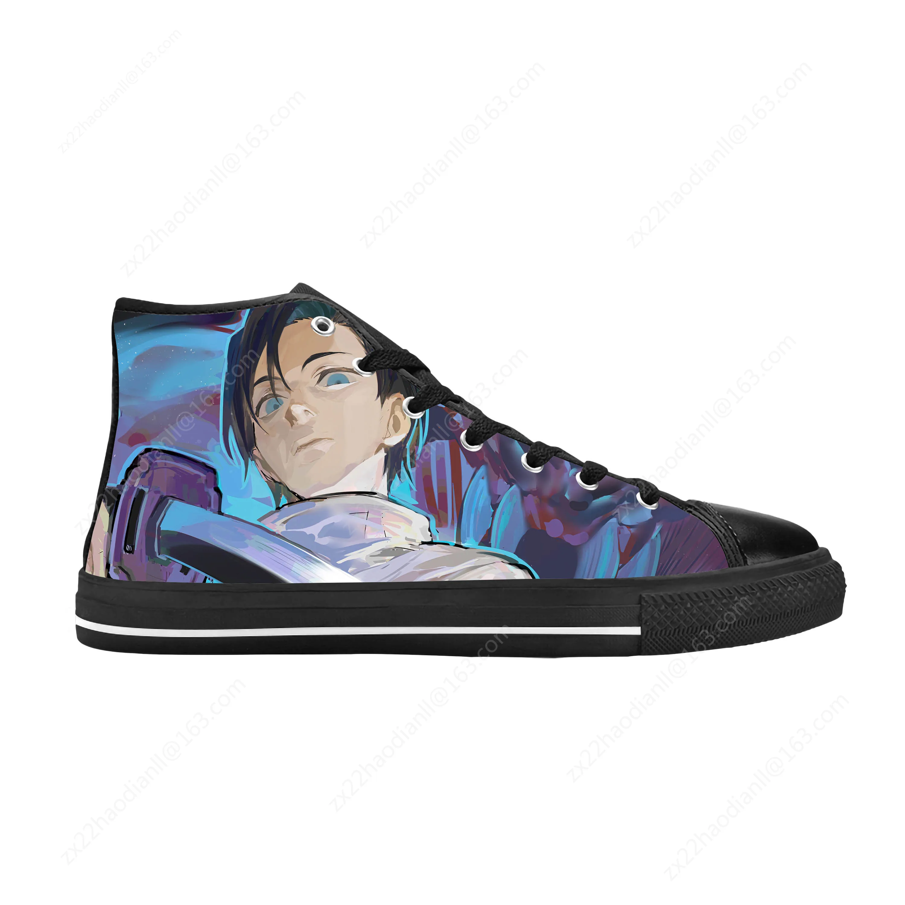 Japanese Anime Manga Jujutsu Kaisen Okkotsu Yuta Casual Cloth Shoes High Top Comfortable Breathable 3D Print Men Women Sneakers