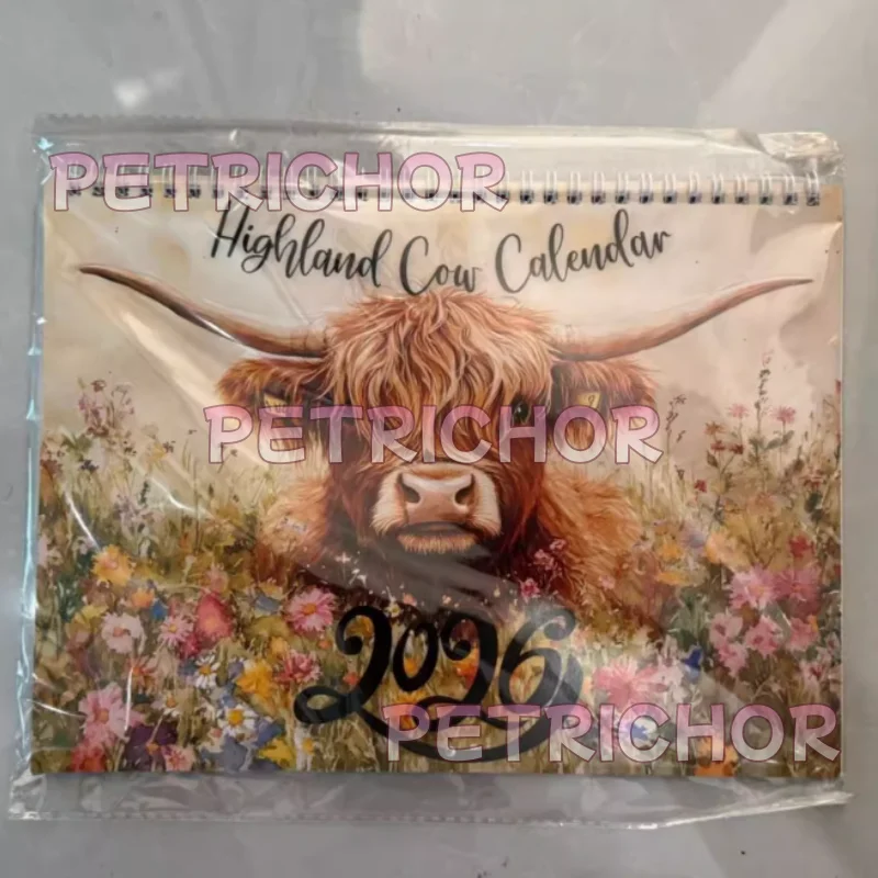 متوفر في المخزون الرعب والقطط 2026 تقويم الحائط 2026 تقويم رعب القط هدايا السنة الجديدة #4