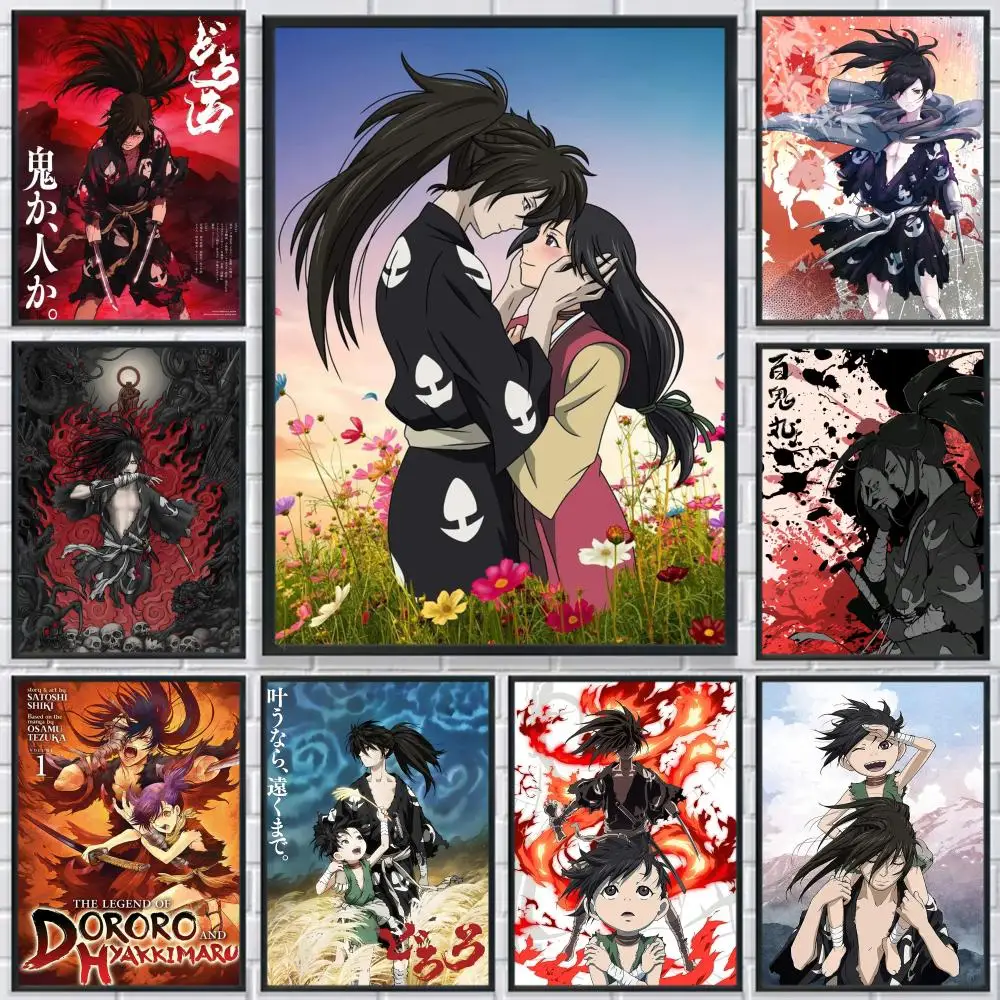 

The Legend Of Dororo And Hyakkimaru Poster HD Print Personalized Canvas Wall Mural Art Photos for Living Room Home Decor Durable