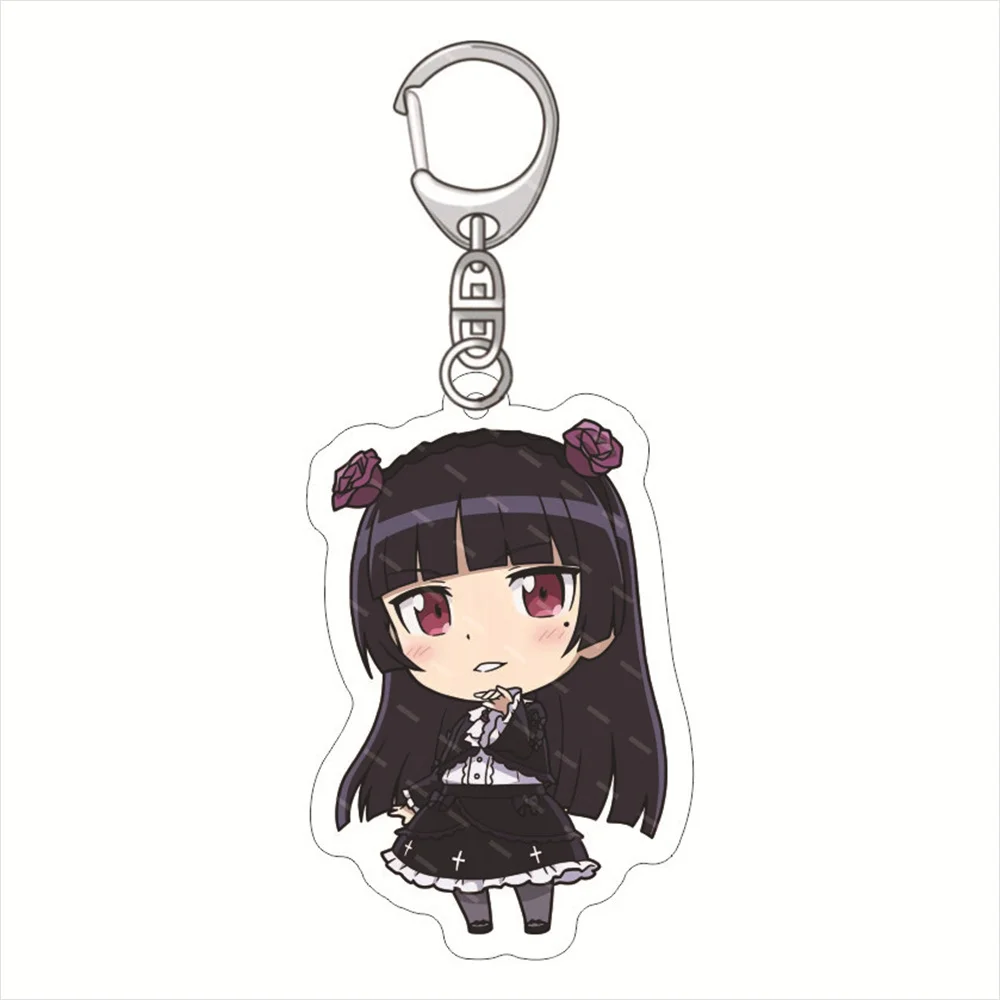 New Anime my little sister can t be this cute Acrylic Figure car Keychain BOOKbag Keyring Pendant for friend Toy Gift