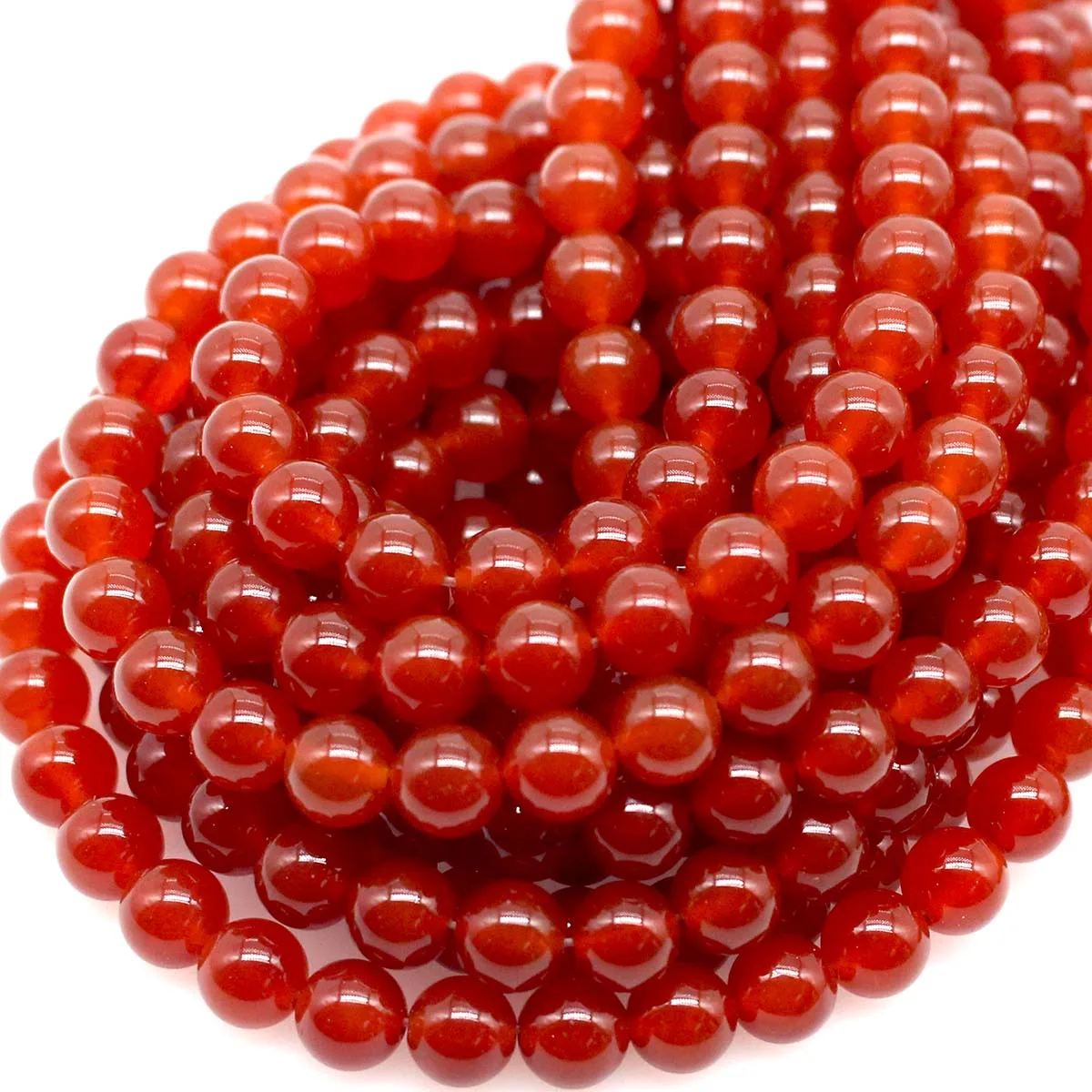 Gemstone Red Agates Beads Stone Round Loose Beads Spacer Beads Fro DIY Jewellry Making Necklace Accessories 4mm6mm8mm10mm12mm