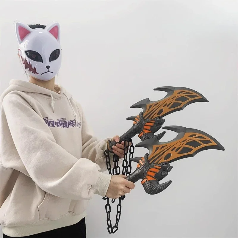 

Exile Blade Dual Blades Battle Axe Exile Blade Weapon Equipment Kratos Rubber Prop 45cm