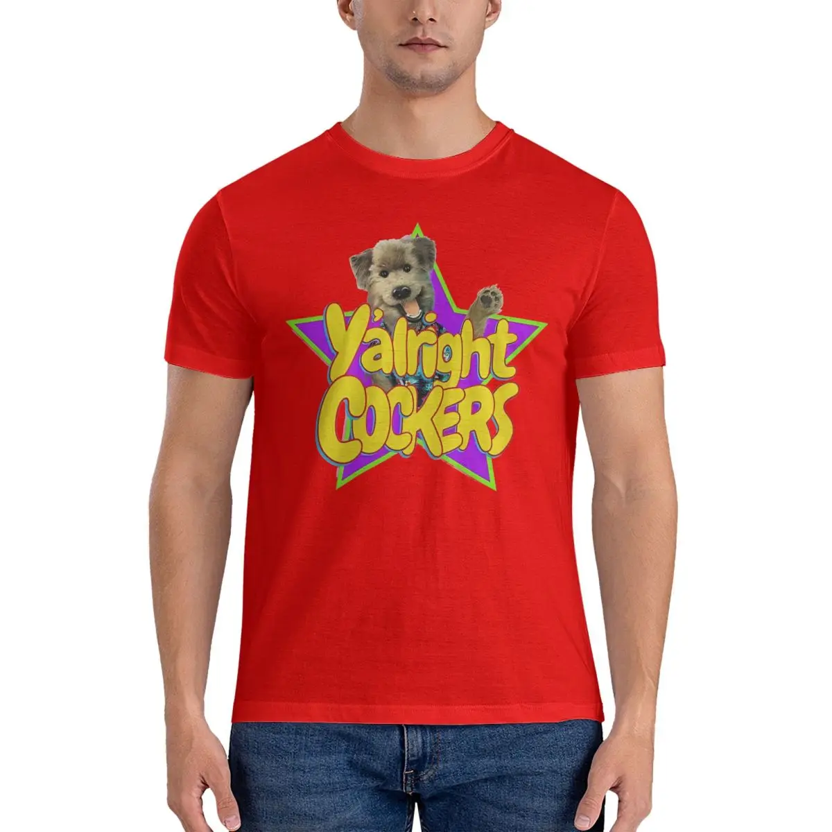 Y'ALRIGHT COCKERS! HACKER T. DOG T Shirt for Men Women Cotton Novelty T-Shirts Puppet Maker Tee Shirt Short Sleeve Clothing Gift