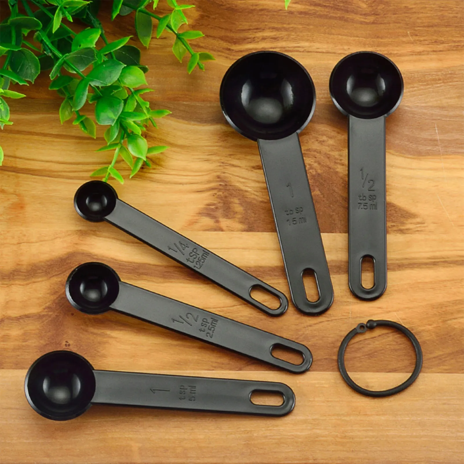 5pcs Measuring Tools Kitchen Measuring Spoons Teaspoon Sugar Scoop Cake Baking Flour Measuring Cups Kitchen Measuring Spoons