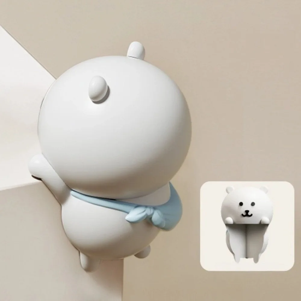 1/2 قطعة غطاء زاوية مكتب سيليكون الكرتون الدب المضادة للتصادم الجدول واقي للحواف لينة ذاتية اللصق غطاء الطفل التدقيق