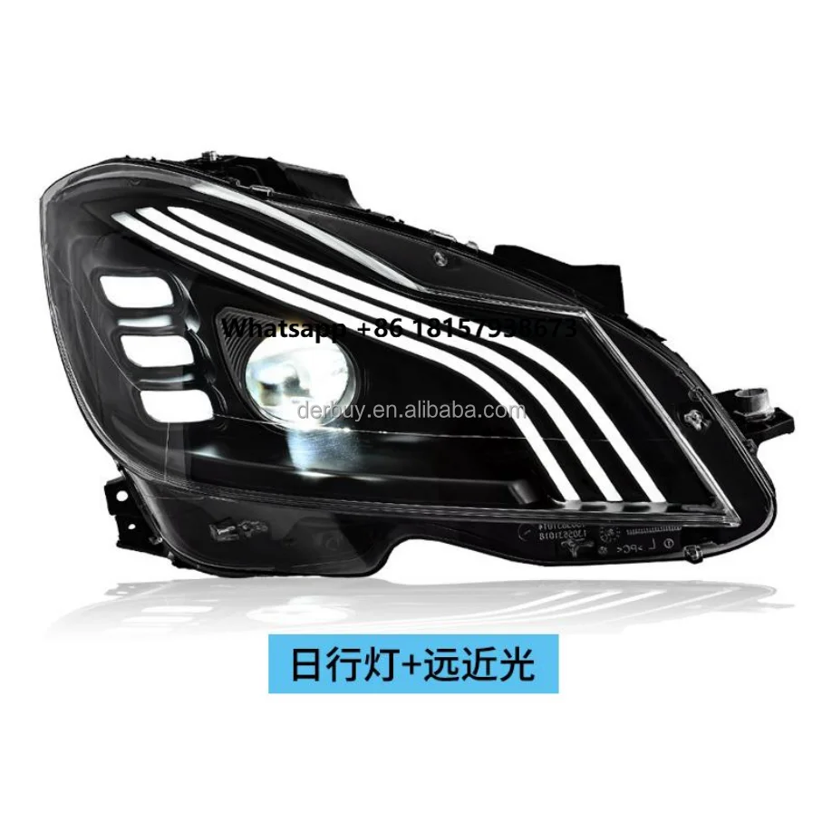 

Auto Specially Design Style LED Modified Headlight Assembly for C-Class W204 Headlights Facelift Upgrade