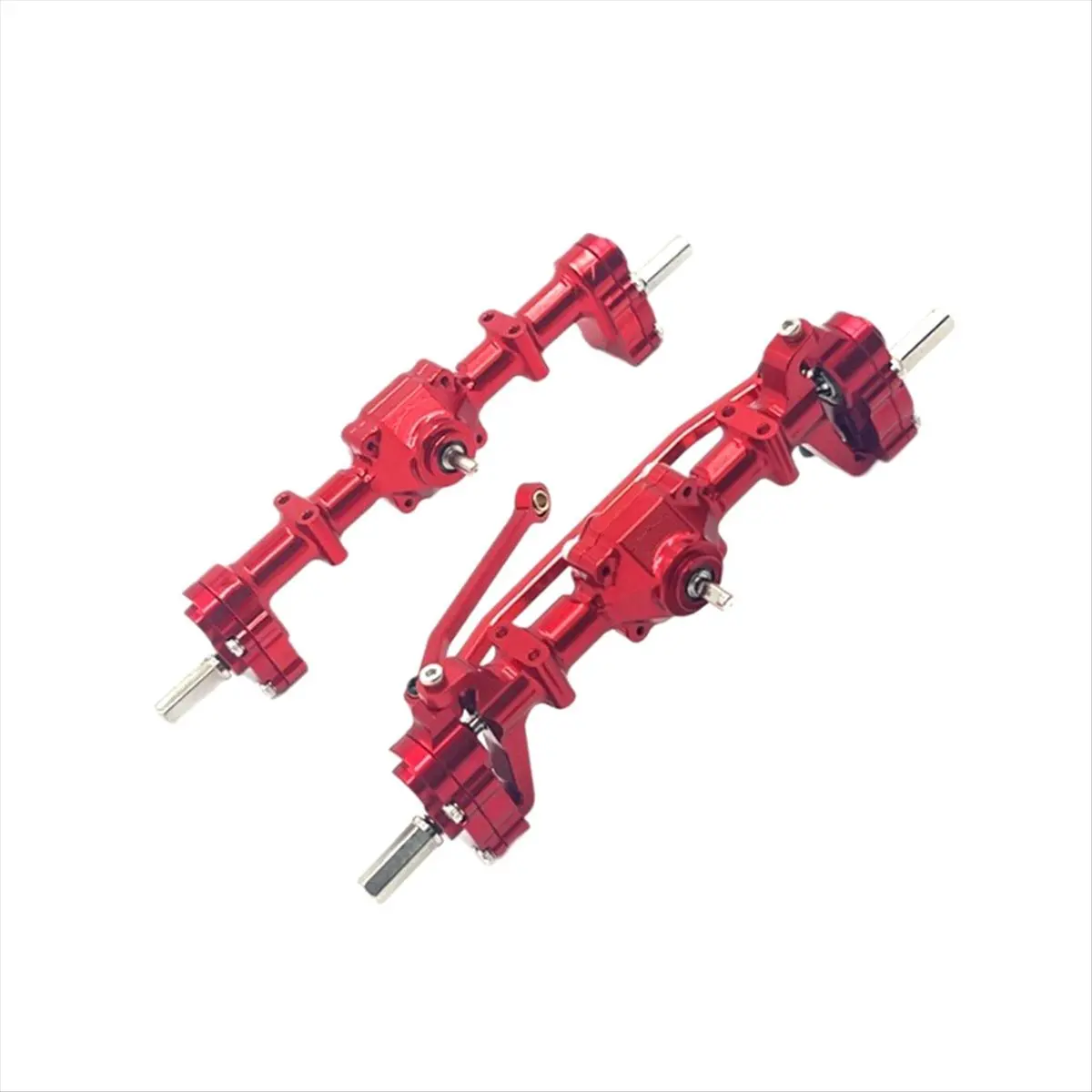 (A30I] RC Car Upgrade Front Rear Portal Bridge Axle Differential Assembly Kit for C14 C24 C34 B14 B24 RC Car Upgrade Part,C
