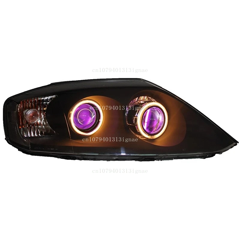 CoolPad angel eye headlight assembly modified direct double-beam lens running water turning daytime running light