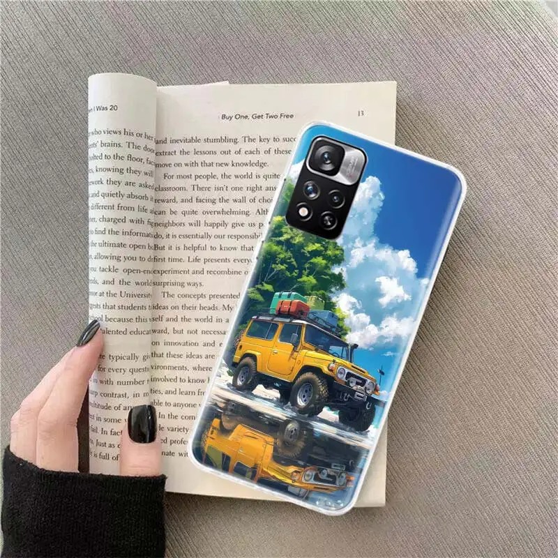 Off Road Vehicle Tourism Scenery Phone Case For Xiaomi Mi 13 11T 11 Ultra 11i 12 12T Pro 12X 10T 10 Lite 5G 9 9T 8 5X 6X Cover S