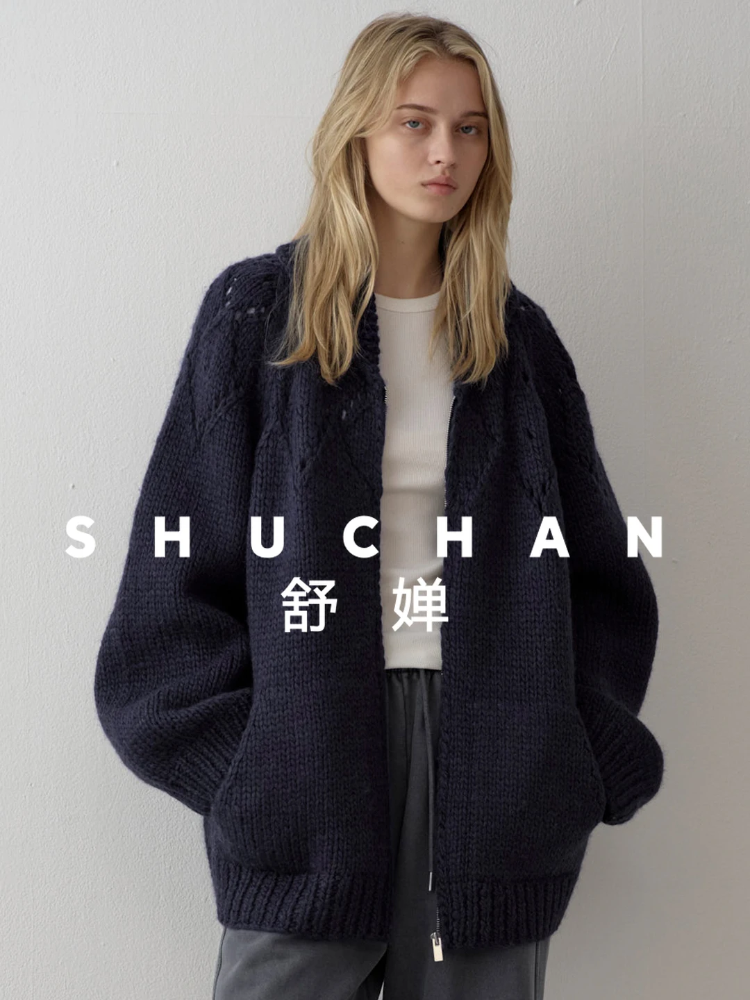 

Свитер из 100% шерсти, женский кардиган, осень-зима 2022, новая высококачественная свободная вязаная куртка, толстая теплая