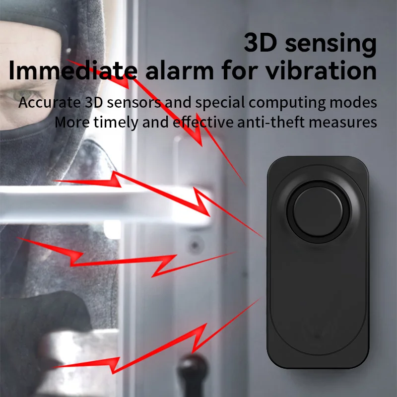 New Bicycle Vibration Alarm Wireless Remote Control Waterproof Anti-lost Alarm For Motorcycle Electric Bike Security Sensor