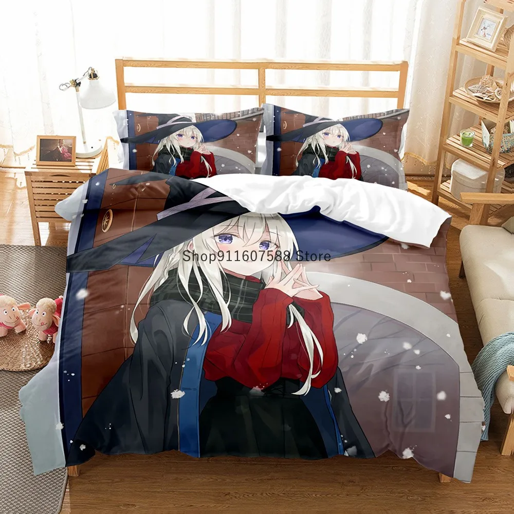 

Design Wandering Witch Comforter Bedding Set Anime Novel Character Duvet Cover Home Decor Bedclothes Pillowcase Full 200x200