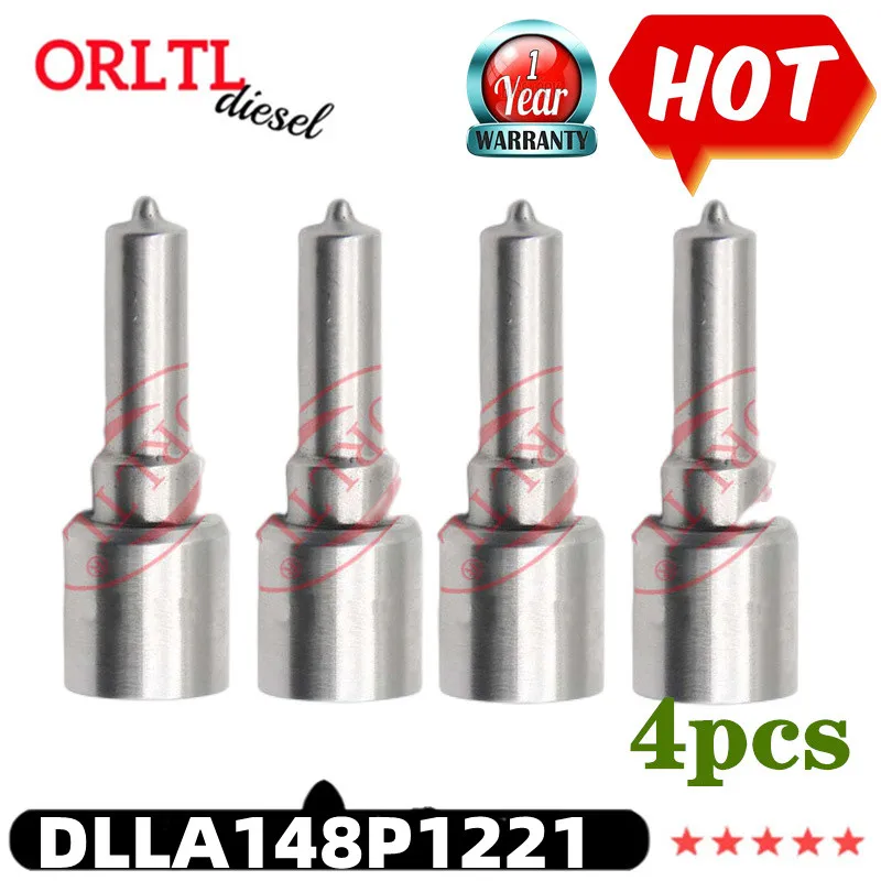 ORLTL For 0445110111 0 445 110 111 Diesel Engine Injector Nozzle NEW DLLA148P1221 0 433 171 771 0433171771 4PCS