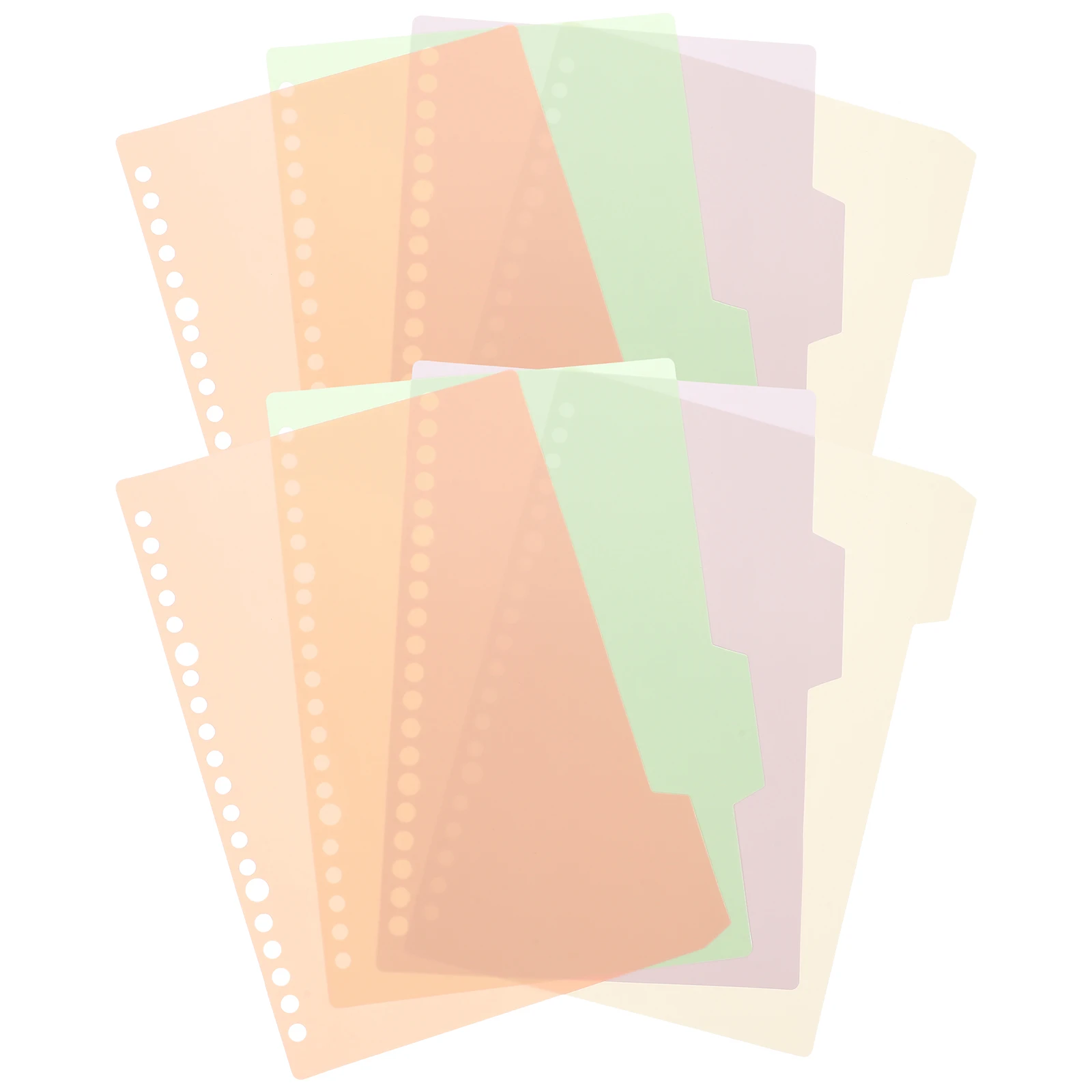 

10pcs For Binder Notebook Supplies Index Dividers Page Markers Organizing Files Reports Research Notepad Tabs Paper Binder