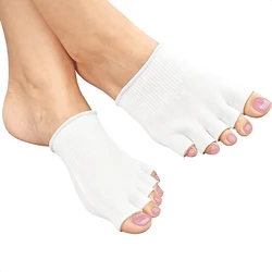 2pcs/1pair Toe Separator Metatarsal Forefoot Pads for Calluses Corns Foot Pain Care Ball of Cushions Gel Socks Pedicure Foot Pad