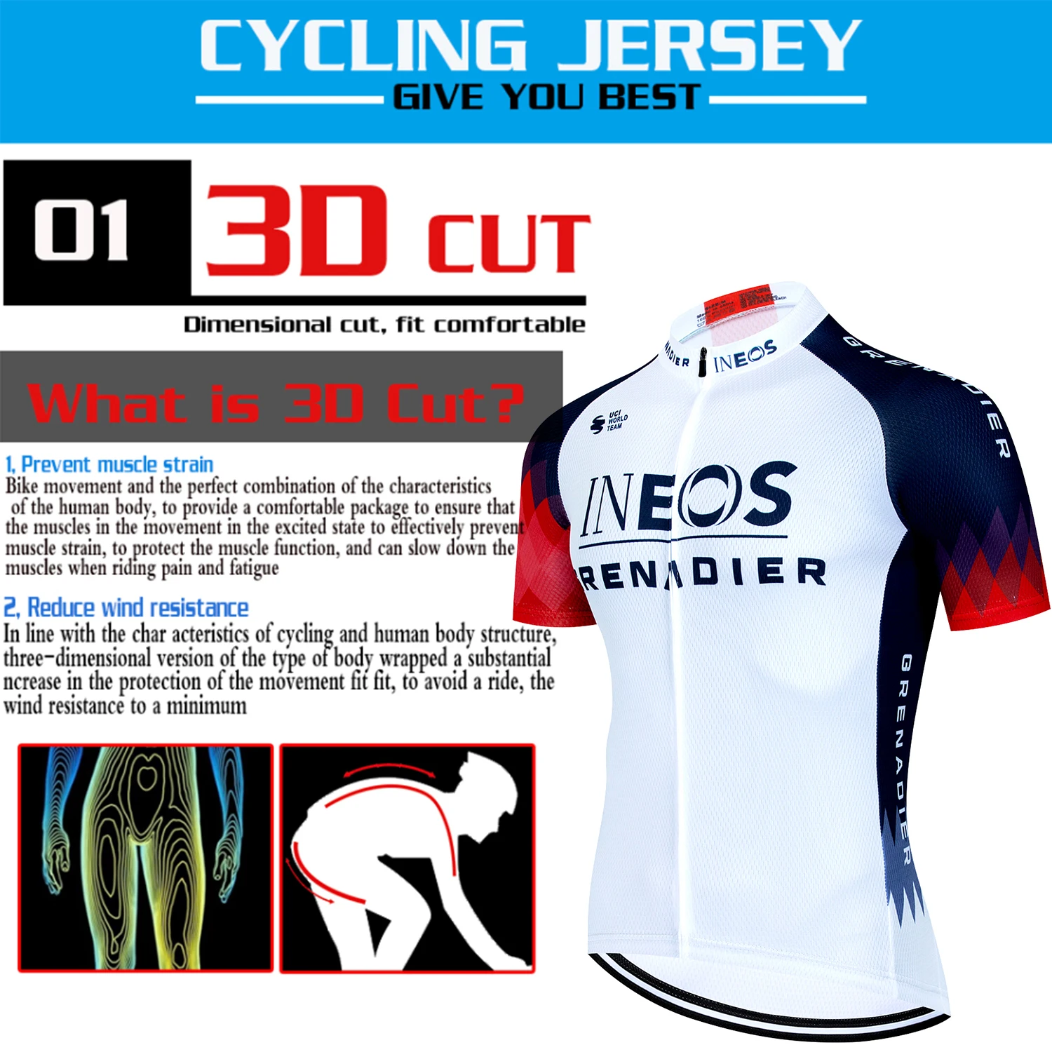 INEOS Cycling Clothes Mtb Male Clothing Equipment Man Professional Shirt Shorts Men Jumper Summer Bike Jersey Bib Men\'s Tricuta