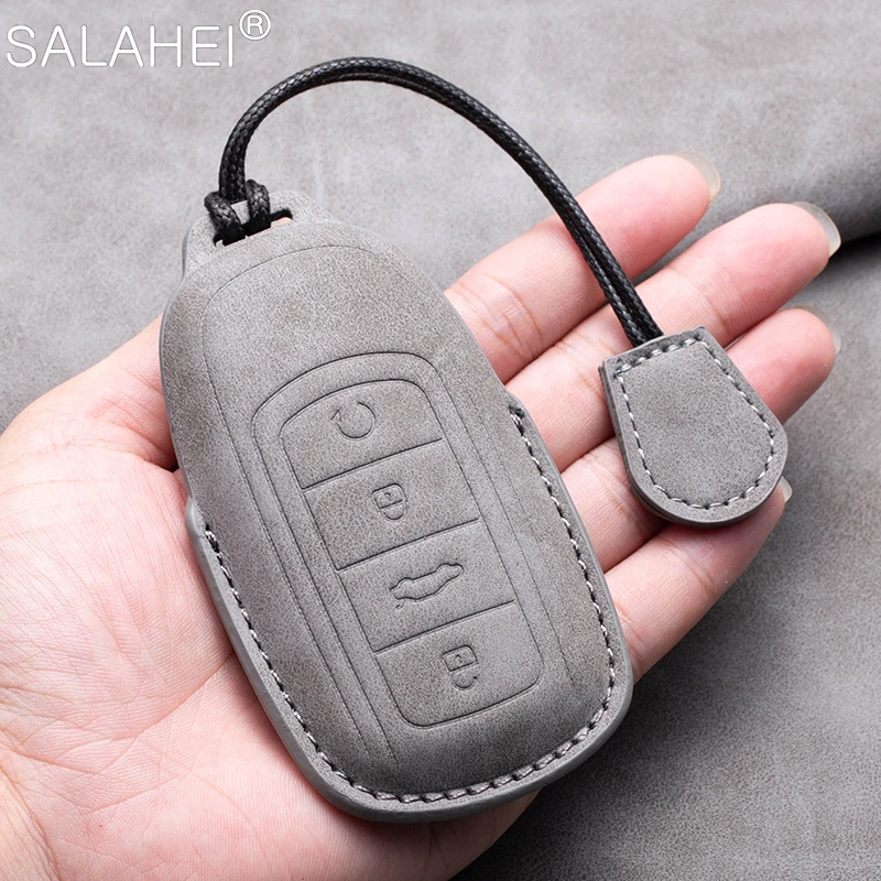 New Sheepskin Car Key Remote Case Cover Shell For Chery Tiggo 4 5X Exeed Txl Tx Lx For Tiggo 7 8 Pro 8 PLUS Arrizo Accessories