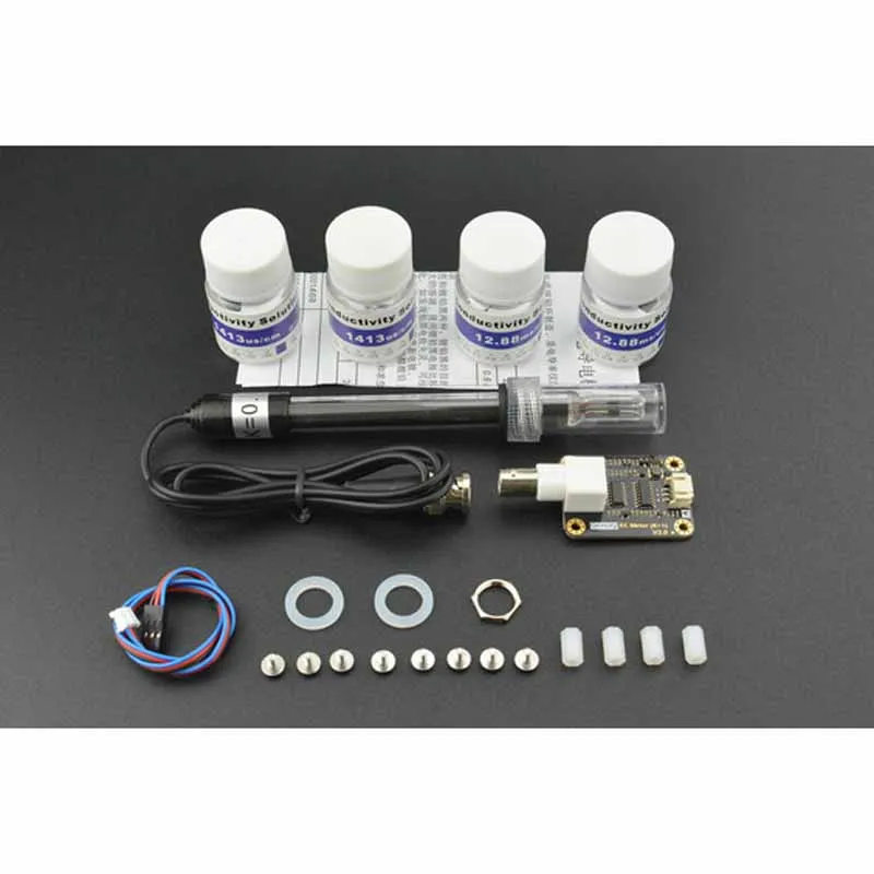 Sonda Arduino EC Kit de prueba de electrodos de sonda sensor de conductividad Compatible con Arduino LattePanda