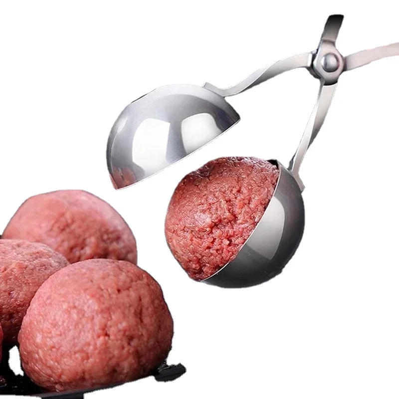 Meat Ball Maker Tool Stainless Steel Clip Round Rice Ball Shaper Spoon Meatball Making Mold Non Stick Stuffed Kitchen Gadget