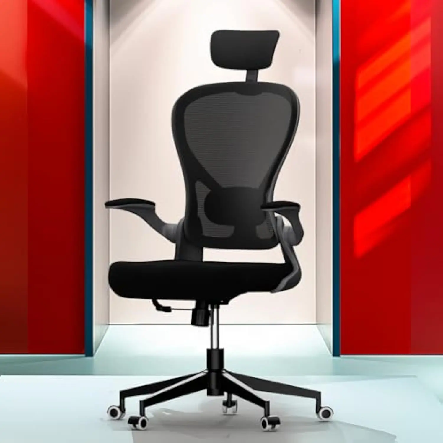 

Heavy Duty Office Chair - Ergonomic Plus Size Desk Chair for Home Office Use, Supportive Mesh Design for Big and Tall People,