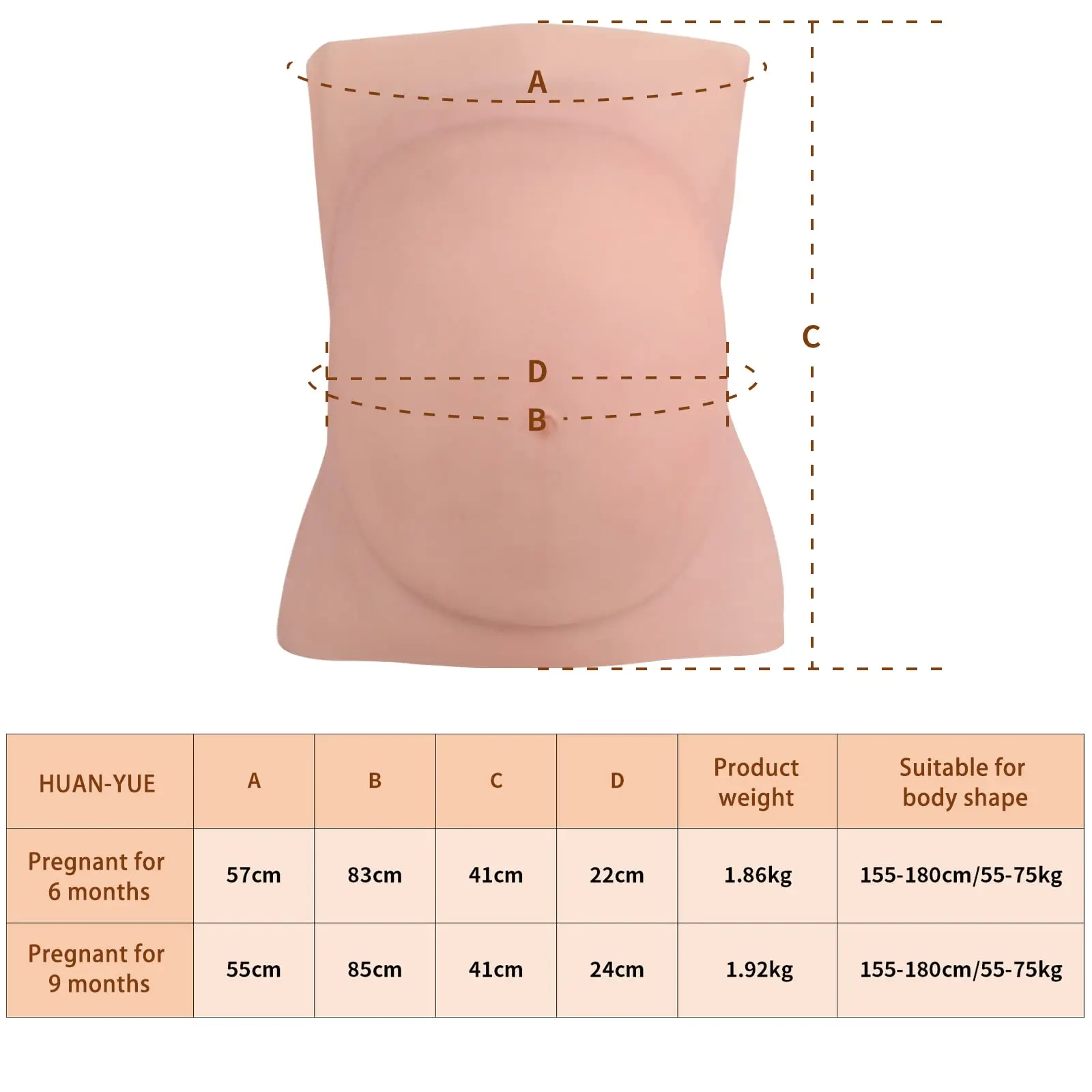 Silicone Pregnant Belly  Pregnancy fake belly actor props pretending to be pregnant props silicone realistic Cosplay Costumes