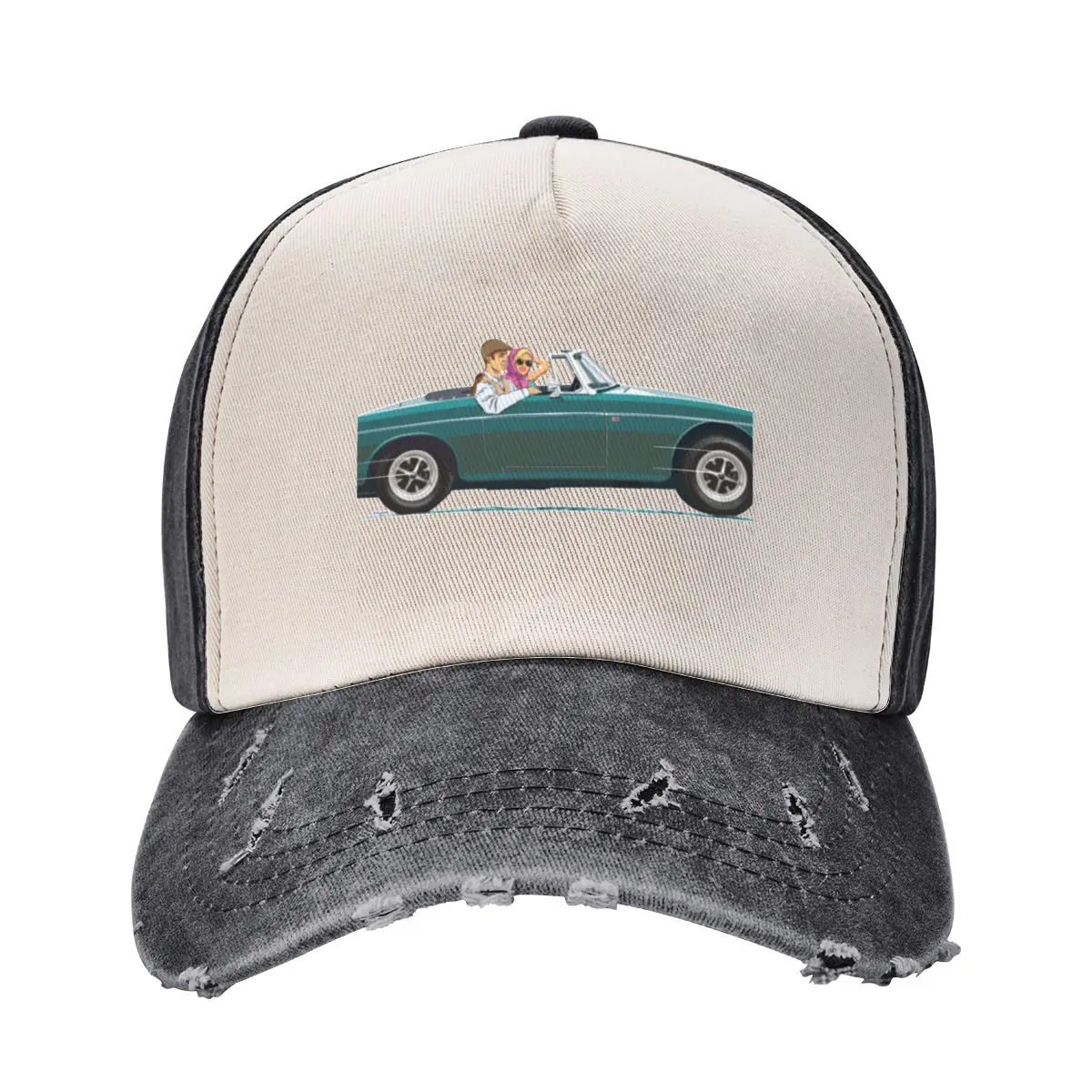 Mallard Green 'B' Roadster – the Classic British Sports Car (RHD*) Baseball Cap sun hat cute Fashion Beach tea Hat Ladies Men's