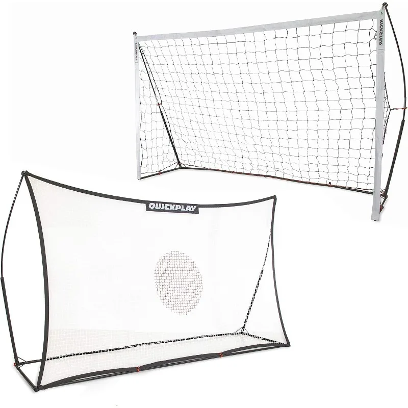 

QUICKPLAY Spot Target Soccer Rebounder | Weather-Resistant Rebound Net with Carry Bag | Great for Passing, Receiving, and Trappi