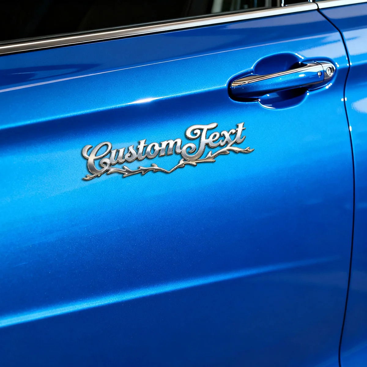 Custom Name Branch Decor Sticker For Cars Trucks Window Windshield Bumper Erect Decor body stickers waterproof Metal Accessories