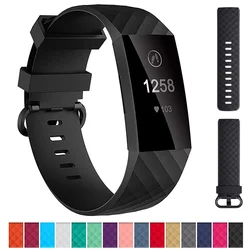 Silicone strap For Fitbit Charge 3 SE band Replacement wristband Charge4/3SE smart Watch Sport Bracelet Fitbit Charge 4 band