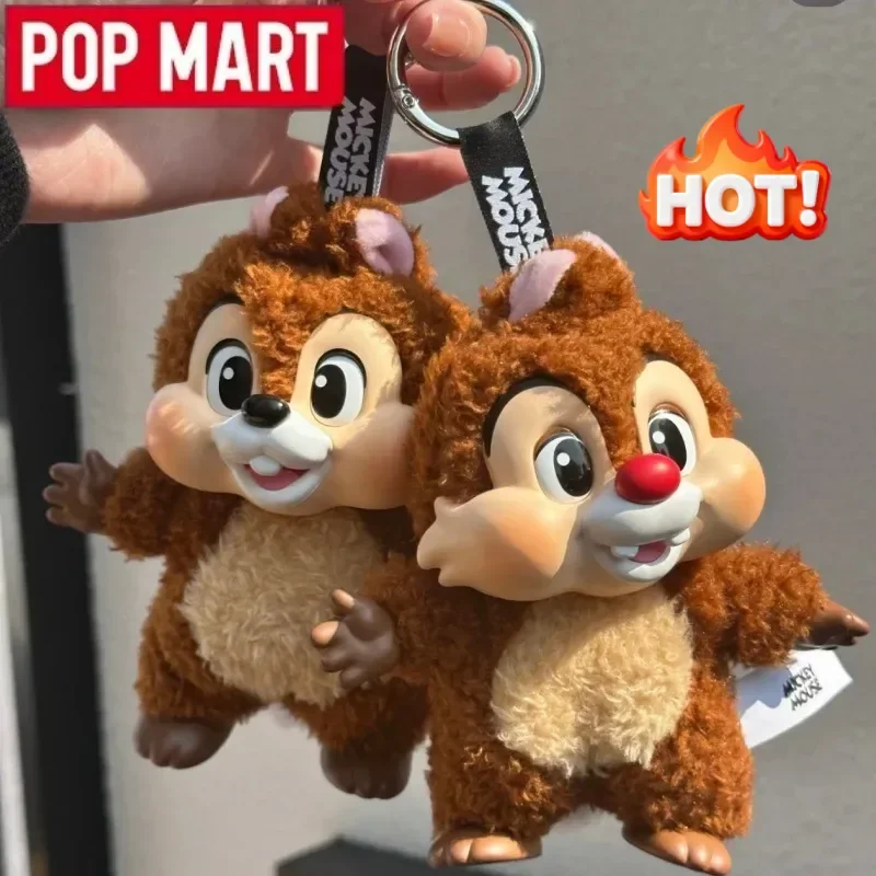 

New Genuine Mickey Family Cute Together Keychain Series Blind Box Cute Cartoon Vinyl Face Doll Mystery Box Toy Girl'S Gift