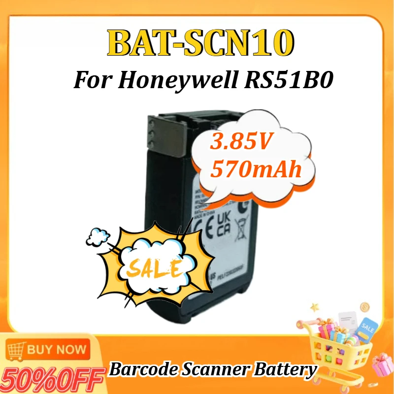 

New 3.85V 570mAh BAT-SCN10 for Honeywell RS51B0 Barcode Scanner Battery
