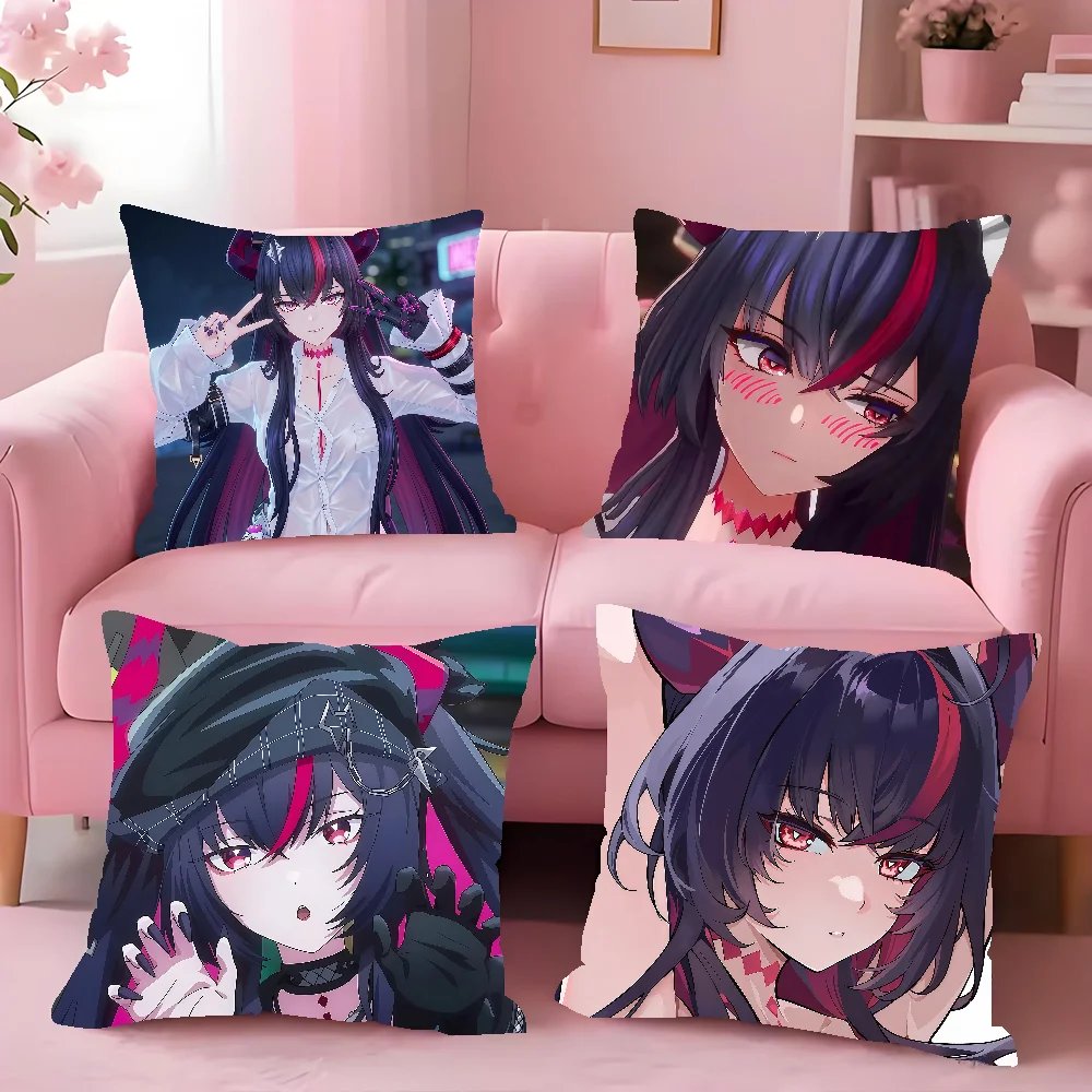 NTE Game S-Shinku Neverness To Everness Pillow Case Square Double-Sided Printing Sofa Cushion Cover Pillowcase Bedroom Bedside