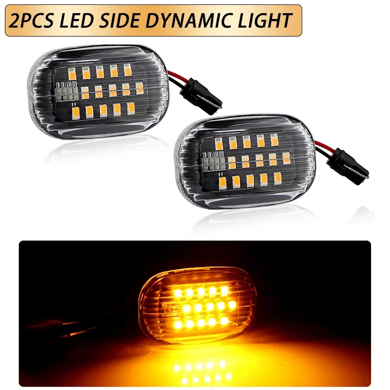 

2PCS Canbus For Toyota Spyder Avensis Verso Caldina Corolla For Lexus GS RX LED Side Marker Turn Signal Lights Car Accessories