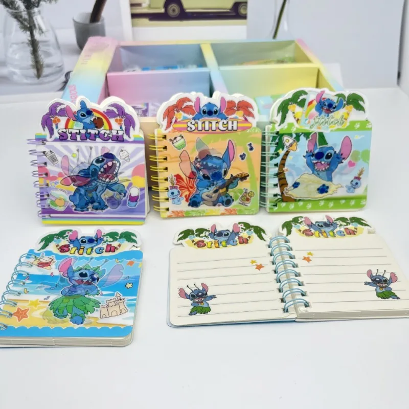 Disney Stitch 3D Change Notebook Cute Anime Cartoon School Supplies Portable Diary Office Supplies Coil Book Child Holiday Gifts